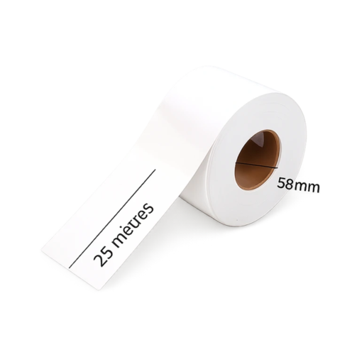 Rouleaux-étiquettes-adhésives-58mm-25m