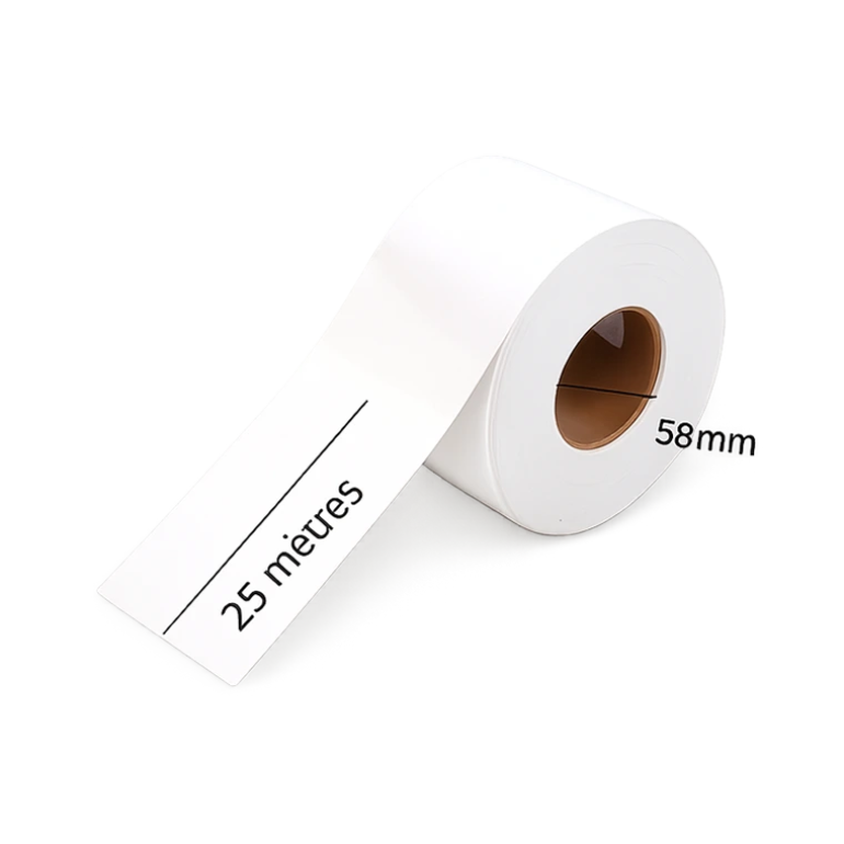 Rouleaux-étiquettes-adhésives-58mm-25m